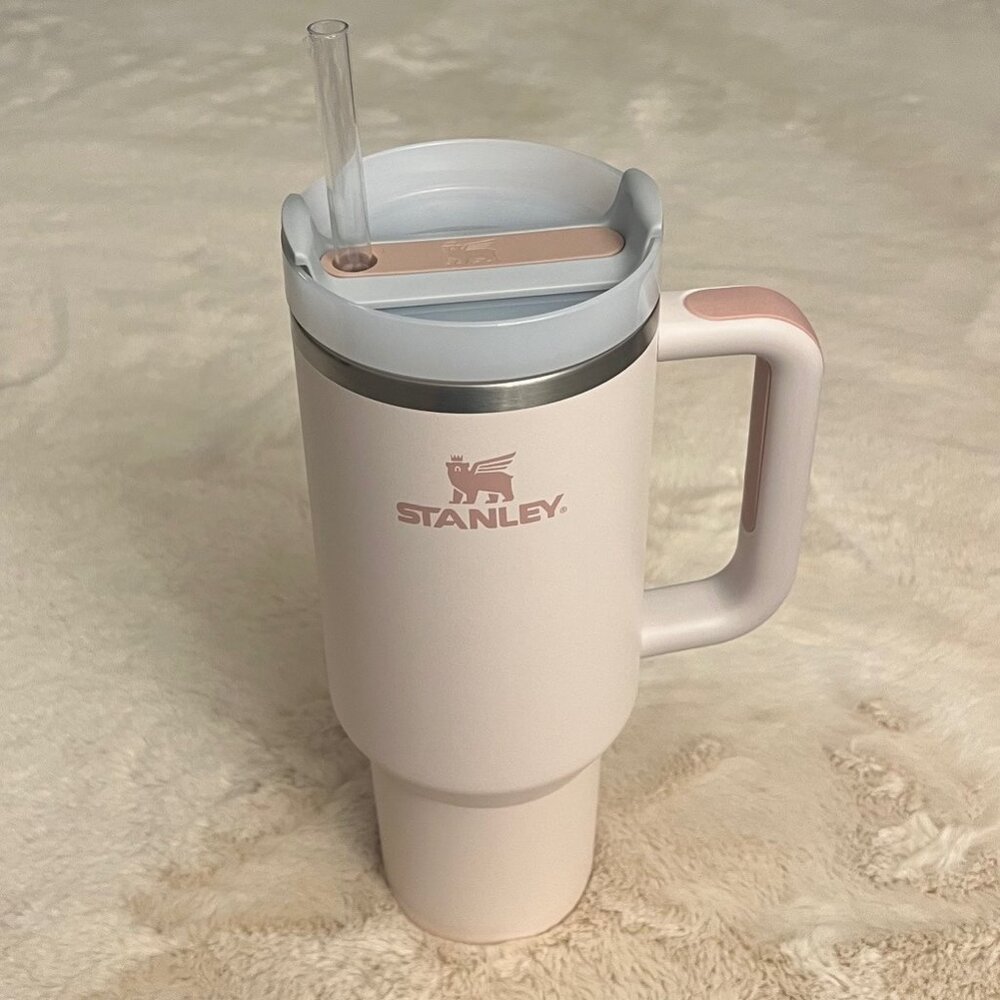 STANLEY Quencher Rose Quartz Light Pink 40 oz Tumbler